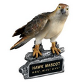 Hawk School Mascot Sculpture w/Engraving Plate
